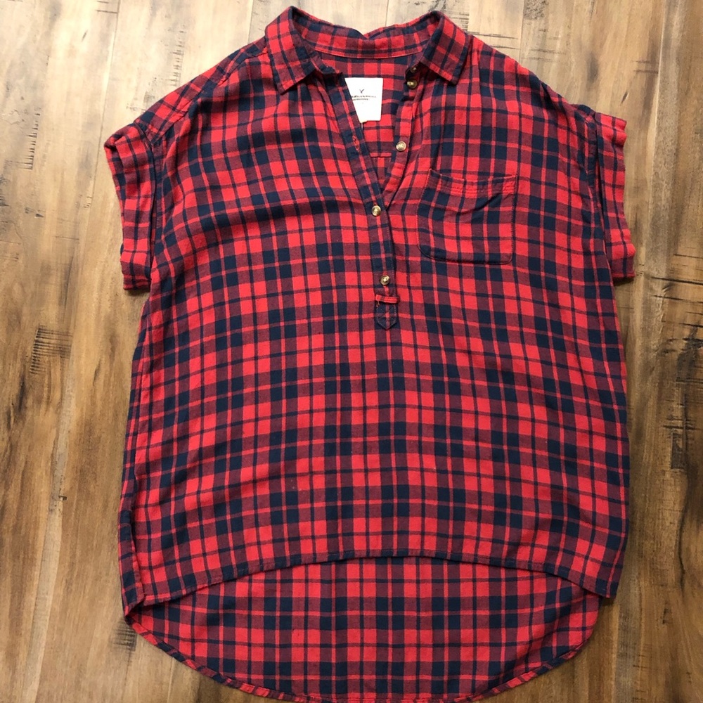 American Eagle plaid tunic